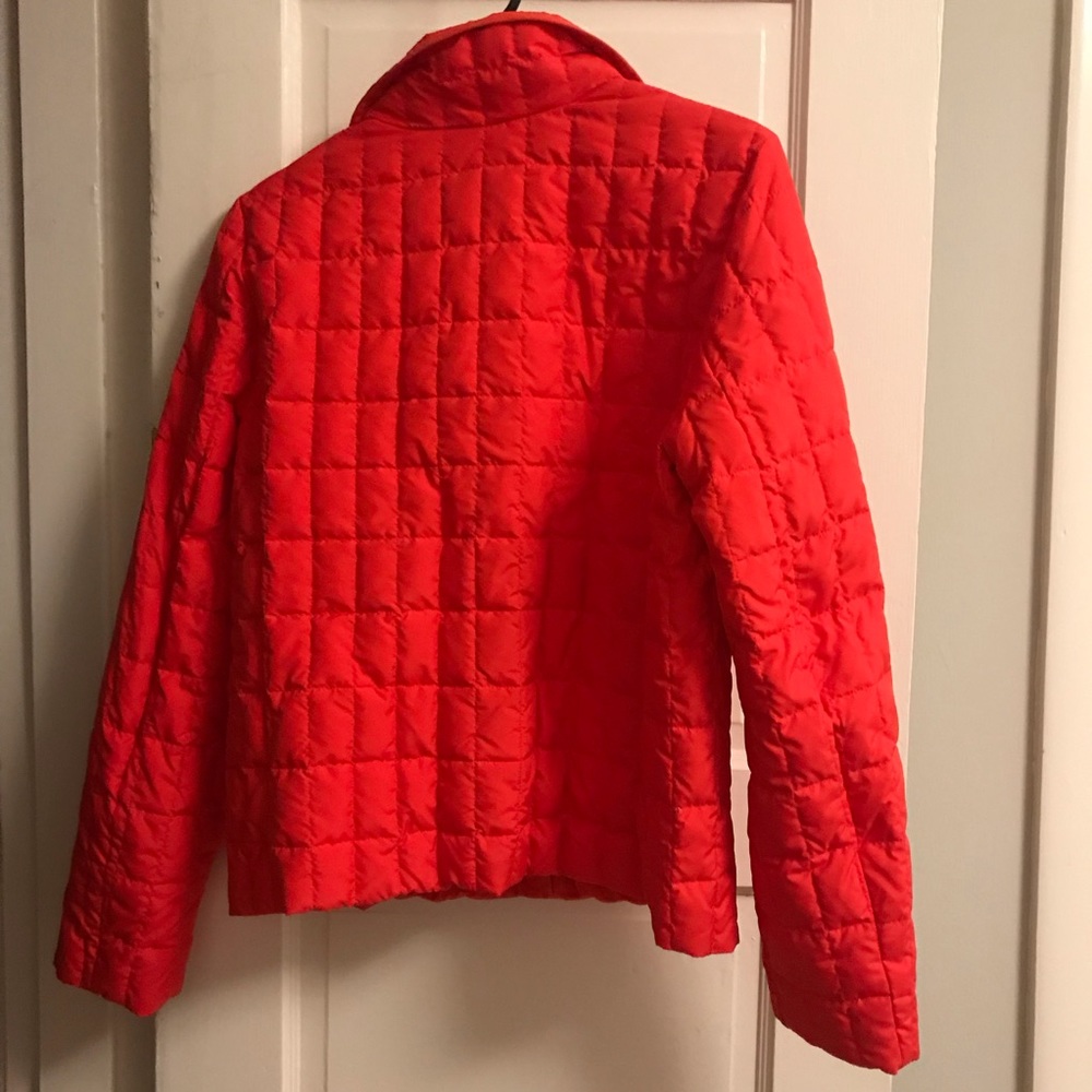 J. Crew Lightweight Red Puffer Jacket - image 4